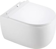 BPS-koupelny Závesná WC misa so SoftClose sedadlom HYD-6775, biela