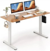 Elektricky nastaviteľný stôl, 140x60 cm
