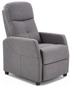 Polohovateľné kreslo FELIPE šedá