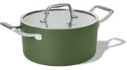 Elmich Nepriľnavý keramický hrniec Vital Ø 18 cm (2L) - olivovo zelená