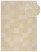 Béžový vlnený koberec 230x160 cm Checkerboard - Flair Rugs