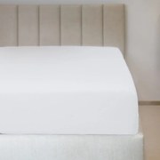 Polášek Jersey plachta s elastanom - Biela | 140 x 200 cm