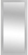 Zrkadlo GLAMOUR/B Biela 40x80 cm