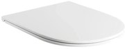 OMNIRES OTTAWADEBP - Záchodová doska SoftClose OTTAWA duroplast/lesklá biela