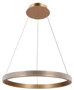 LED Luster na lanku HASHIM LED/34W/230V pr. 60 cm medená