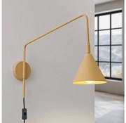 Sollux SL.1698 - Nástenná lampa NOX 1xE14/10W/230V zlatá