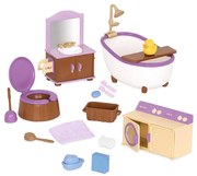 Li'l Woodzeez - Hrací set nábytok do kúpeľne