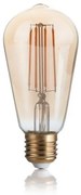 Ideal Lux 151694 LED žiarovka E27 Vintage A65 4W/300lm 2200K jantárová
