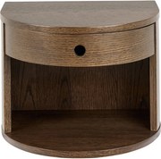 Nočný stolík v dekore duba v tmavoprírodnej farbe Paron – Actona