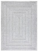 Koberec SANTO SIZAL 0999 geometrický, sivý