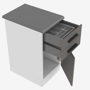 Kuchynská skrinka spodná 40 cm šuflíky TOR SDSZ40WS/0/WT/SR/B/B1/PP