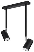 Sollux SL.1075 - Luster na tyči NORANO 2xGU10/40W/230V čierna