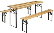 Drevený pivný set BestBerg BBBS-28 / 177 x 46 x 75 cm