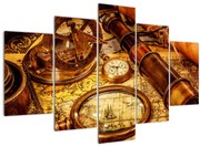 Obraz - Historické pomôcky námorníkov (150x105 cm)