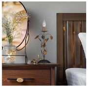 ONLI - Stolná lampa COLLANA 1xE14/6W/230V 40 cm bronzová