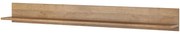 Závesná polička Larona 02 185 cm dub riviera svetlé
