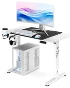 Výškovo nastaviteľný stôl Diablo X-Tensio 1100 biely