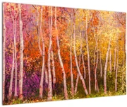 Obraz farebného lesa (90x60 cm)