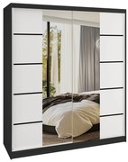 Šatníková skriňa SERENITY 158 cm biely mat ME SERENITY SZP7/0/B/W/0/HIAL