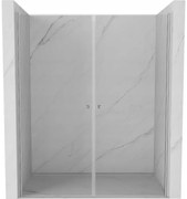 Mexen Pretoria Duo kyvné sprchové dvere 140 cm, transparentnéné, chrómová - 852-140-000-02-00