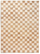 Ferm Living Koberec Check Wool Jute 140 × 200 cm