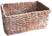 Kôš malý z hiacynta vodného 30x20x14 biela CKO-2545 41