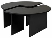 Konferenčný stolík Moira Wood Black