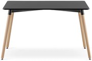Stôl ADRIA 120 cm x 80 cm - čierny