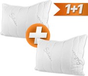 Vankúš 70x90 cm prešívaný antialergický Silver EMI 1+1 ZADARMA