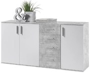 Skriňa POPPY 3, biela