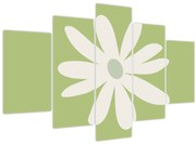 Obraz - Hippies, zelené kvety N⁰2 (150x105 cm)