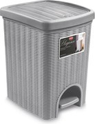 STEFANPLAST Odpadkový kôš 20 l, 31 × 27,5 × 39 cm, sivý
