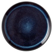 Čierny/modrý dezertný kameninový tanier ø 17 cm Gastro Dark Blue/Black – Bitz