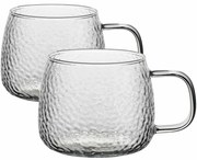 Florina Sklenený hrnček Savia 500 ml, 2 ks