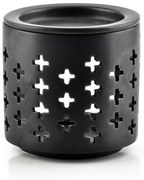 Aromalampa VESTA CROSS 7,3 x7, 5 cm čierna