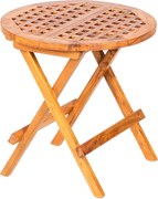 DEOKORK Teakový skladací stolík PICNIC