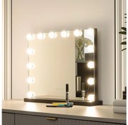 Brilagi - LED stmievateľné make-up zrkadlo HOLLYWOOD LED/15W/230V 3000/4000/6500 BG2219