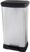 Curver Odpadkový kôš DECO BIN Duo 23L+23L, strieborný