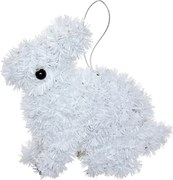 Přívěsek Králík 14 cm Bílý Plast - 11*5*14 cm