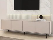 Široká TV skrinka Flax, 200 cm, béžový kašmír%
