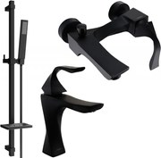 Mexen Estrella DQ02 vaňová súprava, čierna - 72303DQ02-70