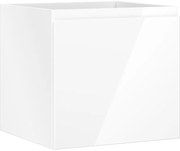 Mexen Orio, kúpeľňová skrinka 50 cm, 1 zásuvka, biela lesklá, 91A10-05047-1-BF00