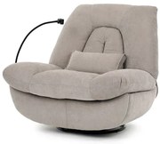 Autronic BONTEC Polohovacie kreslo, elektrické zabudované ovládanie, béžová, látka, TV-7081 LAN2 Farba: Béžová