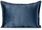 DEKORAČNÁ OBLIEČKA NA VANKÚŠ SOFIA 50X70 CM TMAVOMODRÁ