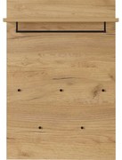 Vešiakový panel v dekore duba v prírodnej farbe Fremont – Germania