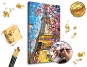 Maľovanie podľa čísel PREMIUM GOLD – Eiffel Tower