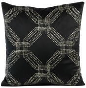 DEKORAČNÁ OBLIEČKA NA VANKÚŠ BLINK30 45X45 CM ČIERNA