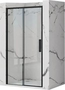 Sprchové dvere MAXMAX Rea RAPID slide 110 cm - čierne