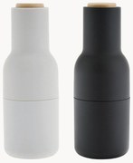 Mlynčeky na soľ a korenie's vrchnákmi z bukového dreva Bottle Grinder, 2 ks