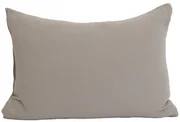 Mušelínová obliečka na vankúš 50 × 70 cm – Alexia sivohnedá